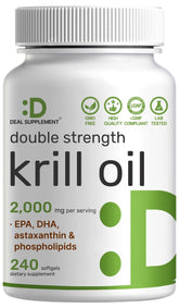 DEAL SUPPLEMENT bote frontal mostrando 240 softgels y beneficios clave