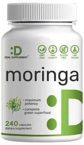 DEAL SUPPLEMENT frasco frontal mostrando 240 cápsulas y marca