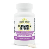 Del-Immune V imagen frontal del frasco mostrando la etiqueta y beneficios