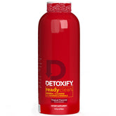 Detoxify botella frontal tropical mostrando marca y tamaño 16 oz, beneficio: fácil identificación
