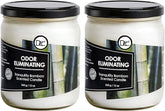 Dianne's Custom Candles frontal del frasco Bamboo mostrando diseño y beneficio neutralizador