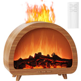 Diffuserlove vista frontal con efecto chimenea y ambiente cálido