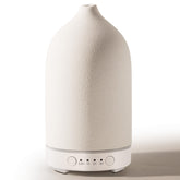 Diffuserlove vista frontal del difusor cerámico con diseño elegante y función humidificador