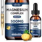 dilib envase frontal Triple Magnesium Complex sabor piña, fácil dosificación
