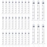 Dizzily vista frontal del paquete de 40 aplicadores para uso higiénico y dosificado