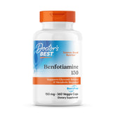 Doctor's Best vista frontal del envase mostrando 360 cápsulas y beneficios