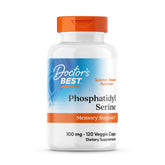Doctor's Best envase frontal de Phosphatidylserine muestra claridad y confianza