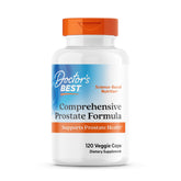 Doctor's Best frontal del envase mostrando apoyo prostático