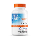 Doctor's BEST frasco frontal mostrando 180 softgels, beneficio de aporte concentrado