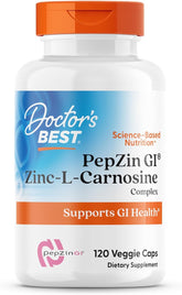 Doctor's BEST vista frontal del envase que destaca fórmula para confort estomacal