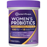 Doctor's Recipes frasco frontal mostrando etiqueta clara y beneficios