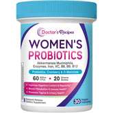 Doctor's Recipes frente del envase mostrando fórmula femenina y sello vegano