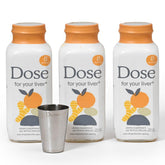 Dose for Your Liver frente del envase mostrando marca y botella
