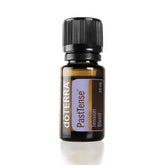 doTERRA PastTense frente del envase mostrando presentación portátil y beneficios