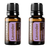 doTERRA frascos frontales pack de 2 mostrando conservación y aroma