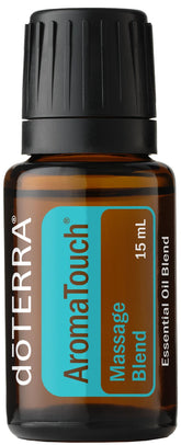 doTERRA frasco frontal mostrando diseño y tamaño práctico