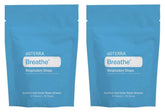 doTERRA Breathe presentación frontal mostrando paquete doble y conveniencia portátil