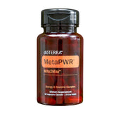 doTERRA frasco MetaPWR Mito2Max frente mostrando diseño y dosis