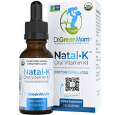 Dr. Green Mom botella frontal mostrando etiqueta clara y beneficios
