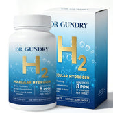 DR GUNDRY envase frontal con 90 tabletas mostrando conveniencia portátil