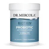 Dr. Mercola frente del envase mostrando la marca y beneficios
