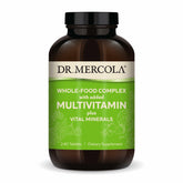 Dr. Mercola envase frontal mostrando 240 tabletas y beneficios nutricionales