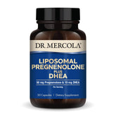 Dr. Mercola frasco frontal mostrando el envase y beneficios de dosificación