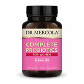 Dr. Mercola frasco frontal mostrando etiqueta y beneficios visibles