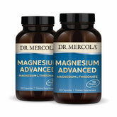 Dr. Mercola frontal del envase mostrando el producto y beneficios visibles