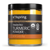 Dr. Mercola Solspring caja frontal mostrando etiqueta biodinámica y beneficios