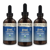 Dr. Mercola frente del empaque mostrando diseño y credenciales