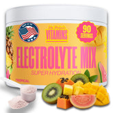 Dr. Price's Vitamins envase frontal tropical mostrando 90 servicios y beneficio de larga duración