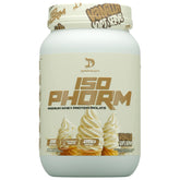 DRAGON PHARMA envase frontal Isophorm Vainilla, presenta proteína pura y confianza