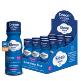 Dream Water frente del empaque Snoozeberry mostrando el pack y conveniencia