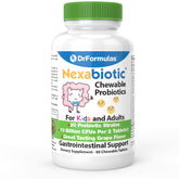 DrFormulas frente del empaque mostrando 60 masticables y beneficios