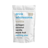 drink wholesome envase frontal mostrando diseño y beneficios para estómagos sensibles