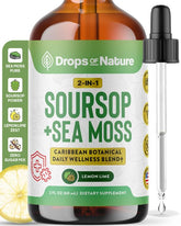 Drops Of Nature frasco frontal mostrando diseño y tamaño práctico