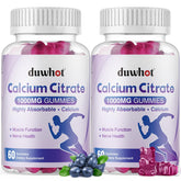 duwhot empaque frontal que muestra 120 gomitas y beneficios