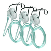 DWCHECK empaque frontal mostrando paquete de 3 mascarillas y tubos, listo para uso