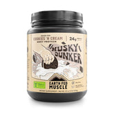 Earth Fed Muscle envase frontal mostrando diseño y tamaño