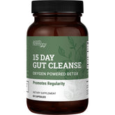 Earth Harmony Naturals frente del empaque mostrando 15 Day Gut Cleanse y beneficios