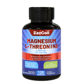 EAZGOO frasco frontal mostrando 120 cápsulas y claridad de dosificación