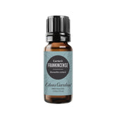 Edens Garden frasco delantero con aceite Frankincense CO2, presentación clara y profesional