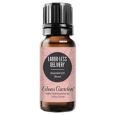 Edens Garden frasco delantero de Labor-Less con etiqueta clara y diseño premium