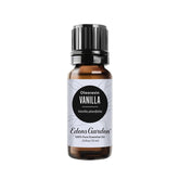 Edens Garden frasco frontal de vainilla bien presentado para aromaterapia