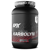 EFX Sports Karbolyn Fuel vista frontal del envase y beneficios claros