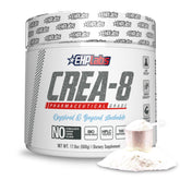 EHP Labs CREA-8 frontal del envase mostrando 100 servicios y beneficio de pureza
