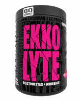 Ekkovision Ekkolyte frente del envase mostrando etiqueta y sabor Pink Lemonade