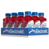 Electrolit botella fronta con logo y sabor Fruit Punch mostrando envase práctico