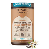 ELEVATE ORGANIC envase frontal mostrando la marca y beneficios
